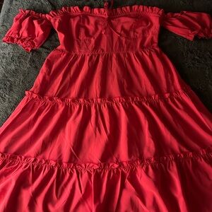 Off shoulder summer dress